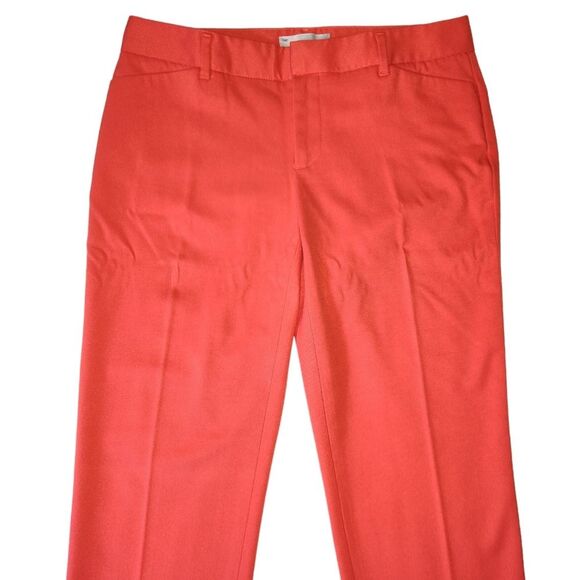 Gap Orange Slim Cropped Pants Tailored Ankle  Length Size 2 Great for office - Picture 2 of 9